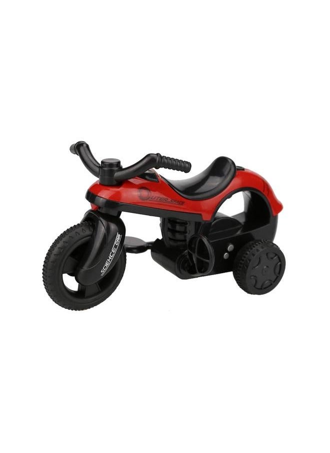 Children Mini Car Toy High Simulation Motorbike Model Kids' Gift(Black+Red)