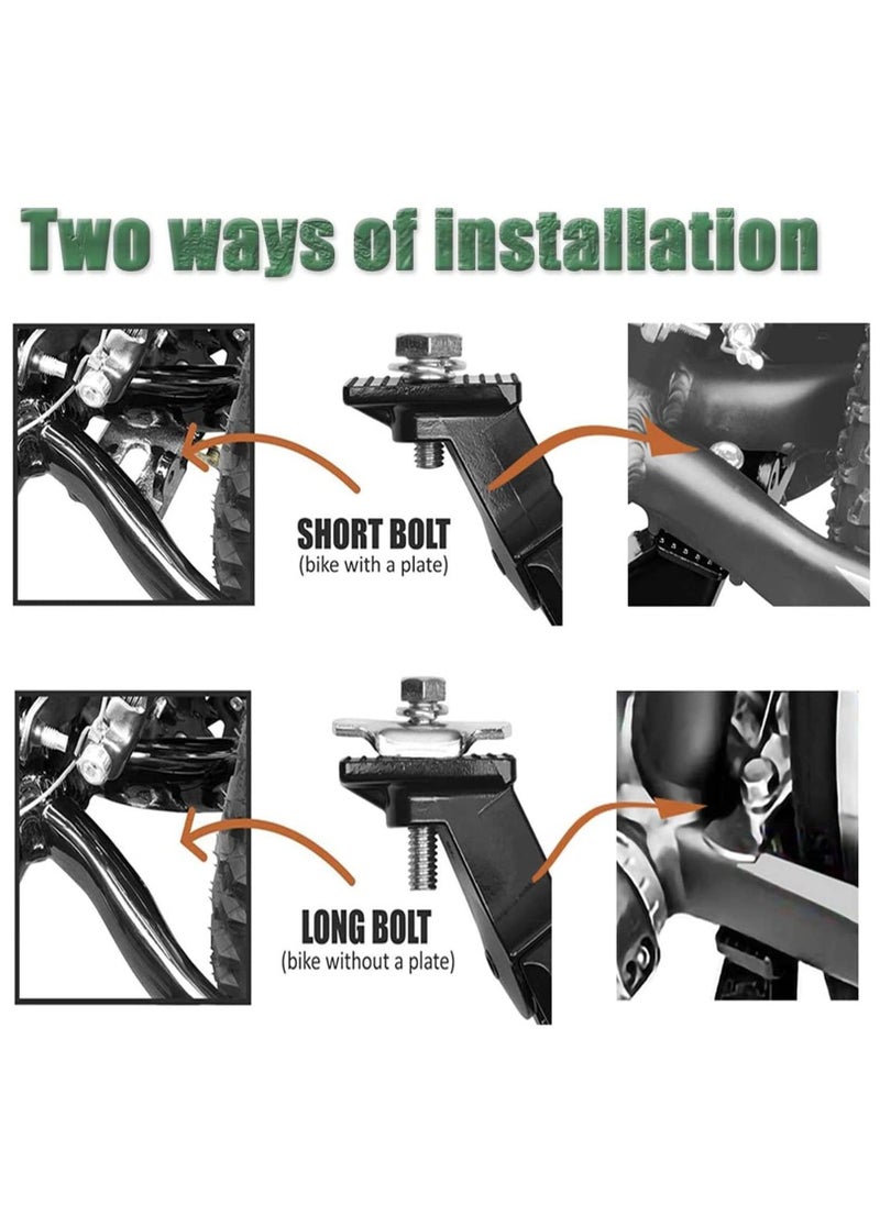 Kickstand for Kids Bike, Bicycle Kickstands Center Mount 16 18 20 Inch Bicycles Adjustable Aluminum Alloy 16-18-20 inch Mountain Bike
