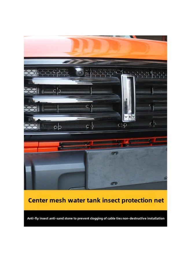 Tank 300 Insect Mesh Water Tank Mosquito Protection China Net Cross-country City Ranger Border Edition Modification Special Accessories-Color:Tank 400-insect Net Diamond Net 6-piece Set-Specifications:Standard