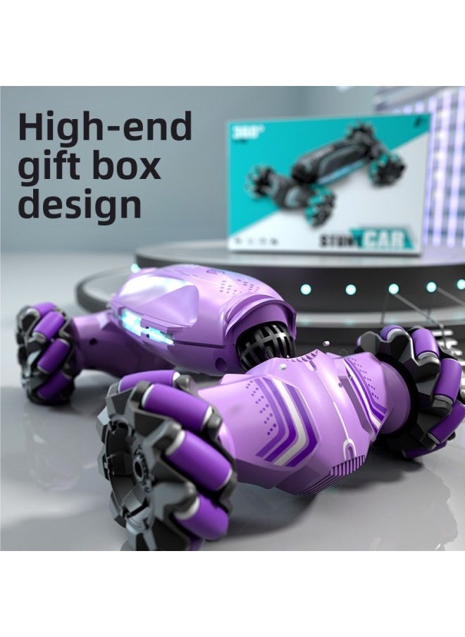 Transforming Car Remote Control Car Off-road Charging Stunt Twisting Car Gesture Children's Toy Drift Induction Cross-border-Color:Watch Remote Control-Specifications:Great Value Dual Battery