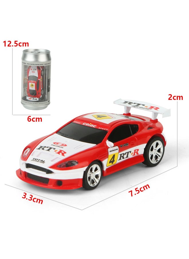 Mini Remote Control Car High Speed Drift Car Easy Pull Coke Can Electric Racing Children's Toy Model Stunt Spin-Color:Arrival Color Is Random 1 Piece, 24 Pieces As Shown In The Picture