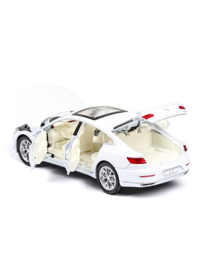 Car To Products Volkswagen Car Alloy Car Model Children's Pull Back Toy Car Color Box Direct Sales-Color:CZ32013 Volkswagen CC Black (independent Packaging)