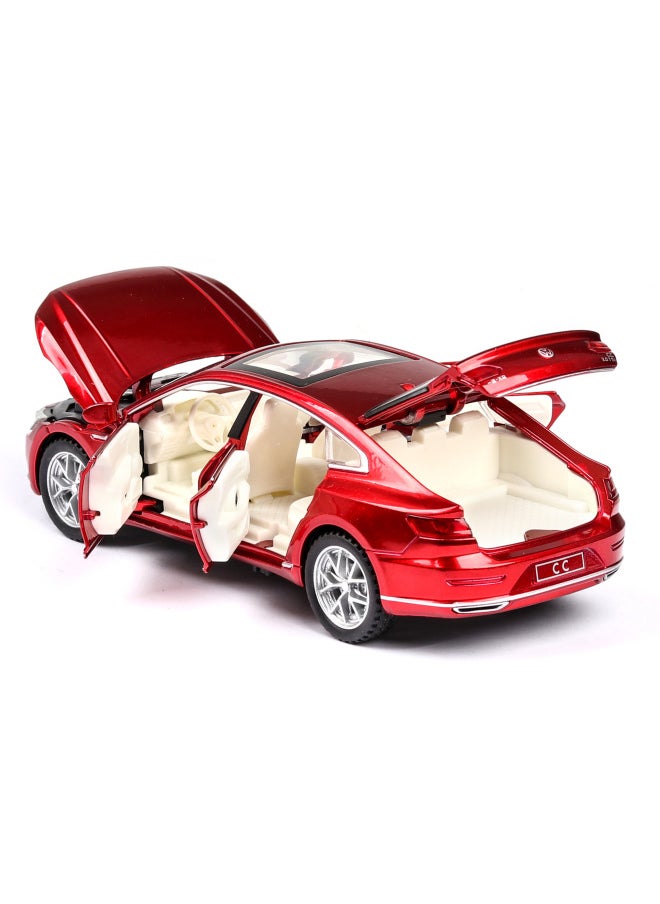 Car To Products Volkswagen Car Alloy Car Model Children's Pull Back Toy Car Color Box Direct Sales-Color:CZ32013 Volkswagen CC Black (independent Packaging)