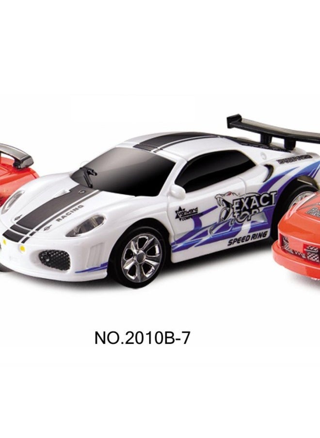 Quick Charge Pocket Mini Remote Control Car Cola Canned Drift Children Racing 1:58 Cans Electric Model Toy-Color:Black Bar 7
