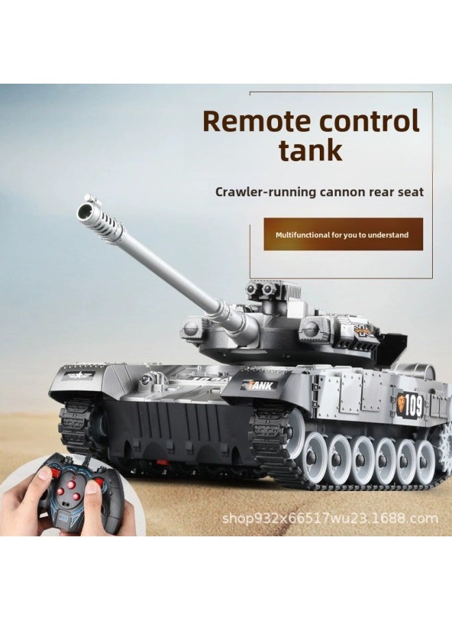 Remote Control Tank Car Crawler 99 Type Children's Charging Electric Off-road Tiger Armored Car Model Boy Toy Car-Color:Type 99 Camouflage Green In 5 Instructions-Specifications: Three Pieces Of Rechargeable Battery Remote Control Battery