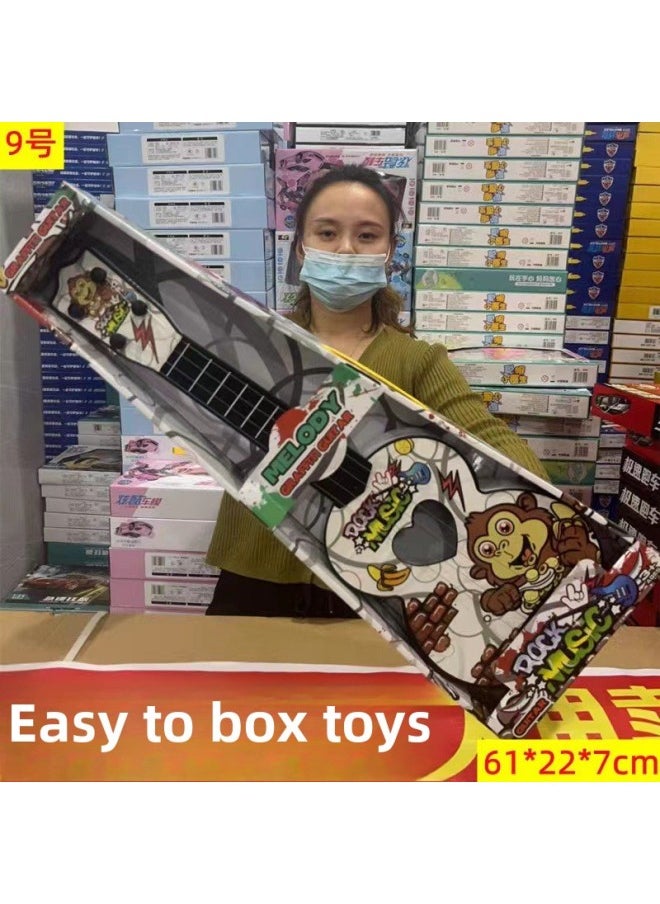 Stall Toys Night Market 29 Yuan Model Gift For Children Suit Large Box Electric Remote Control Weighing Toys-Color:Guitar