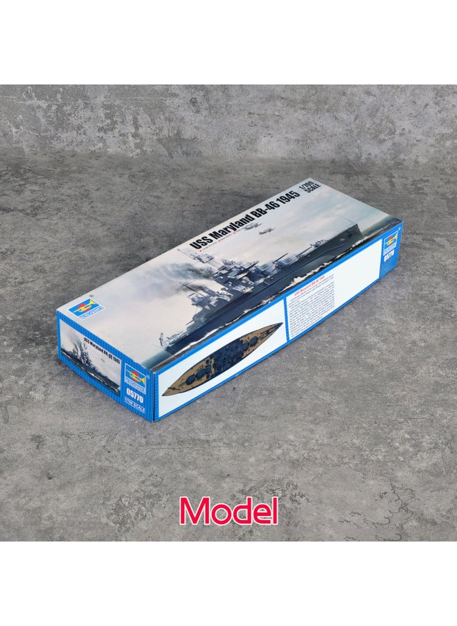 Trumpeter 05770 Assembled Model 1/700 USS Maryland BB-46 Battleship 1945-Color:Original Model