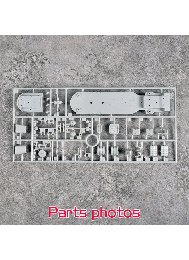 Trumpeter Assembled Model Electric Boat Airline Model Ratio 1:350 Chinese Navy 542 Tongling Frigate 04511-Color:Original Model