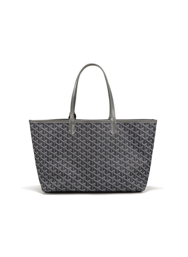 Classic Printed Shopper Tote Bag Pendants Colors Random