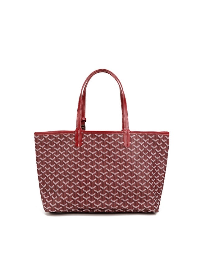 Classic Printed Shopper Tote Bag Pendants Colors Random