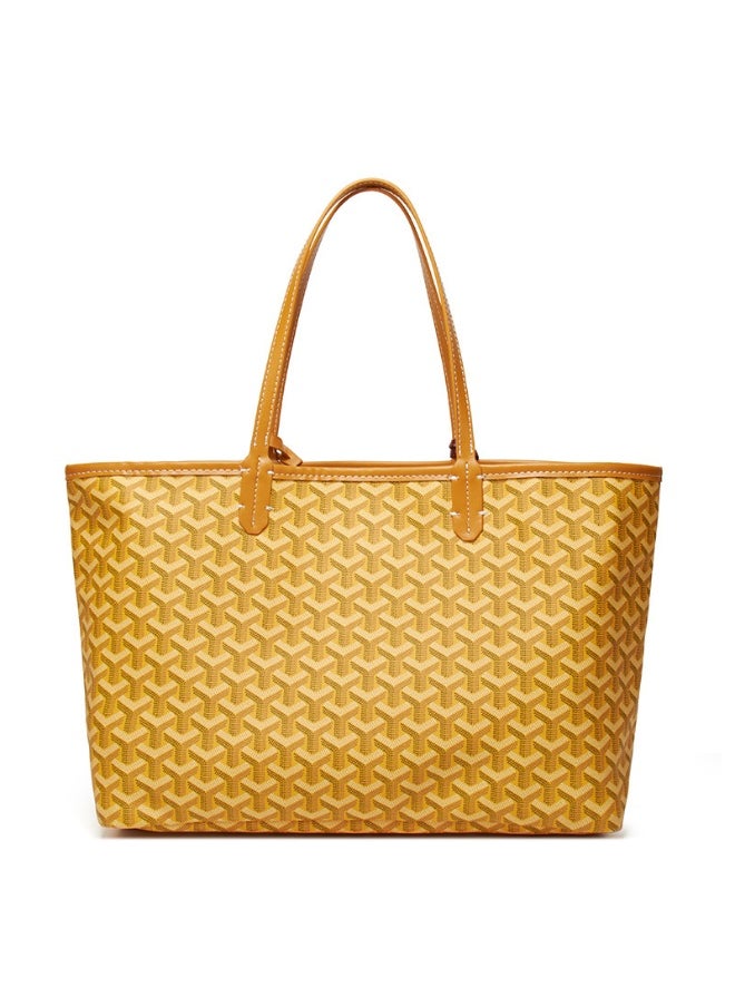 Classic Printed Shopper Tote Bag Pendants Colors Random