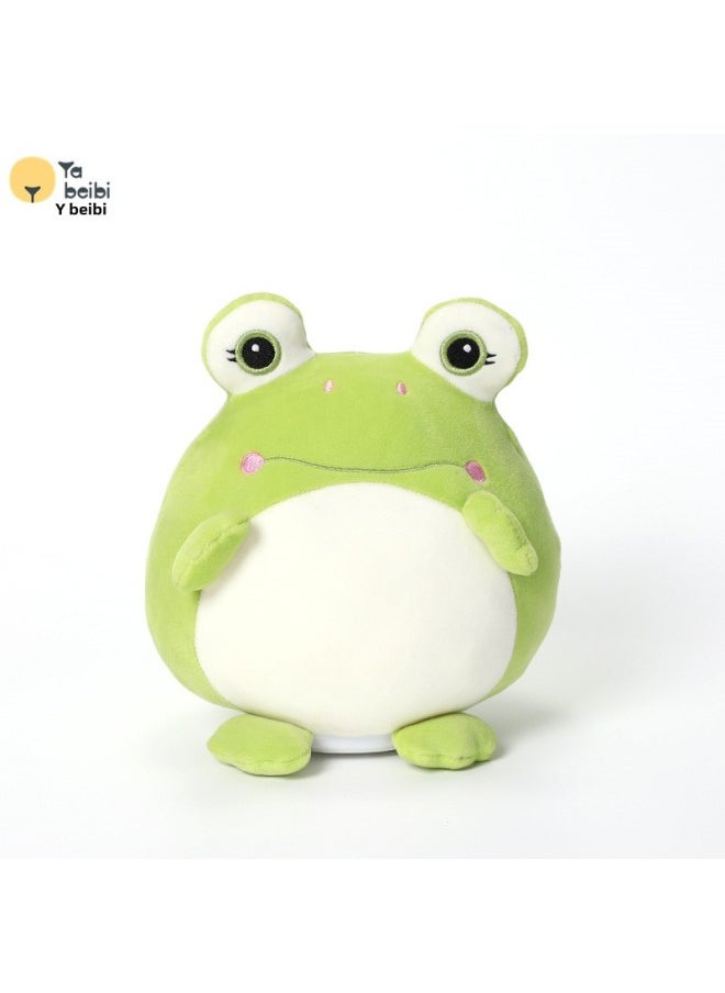 Electric Rotating Luminous Children Plush Toy Penguin Baby Flash Music Interactive Little Hedgehog Toys Available Wholesale-Color:JM-1901 Frog-Specifications:120 Music Without Batteries