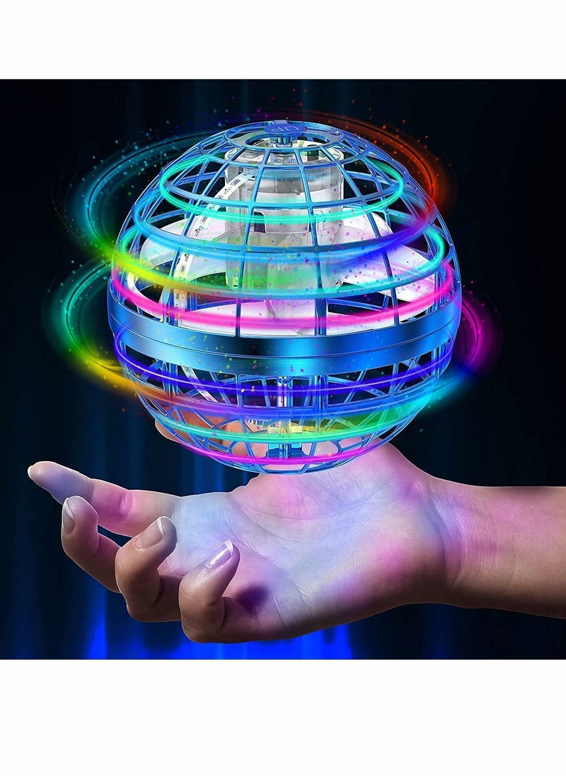 Flying Ball Toys, Hover Orb, 2022 Magic Controller Mini Drone, Boomerang Spinner 360 Rotating Spinning UFO Safe for Kids Adults