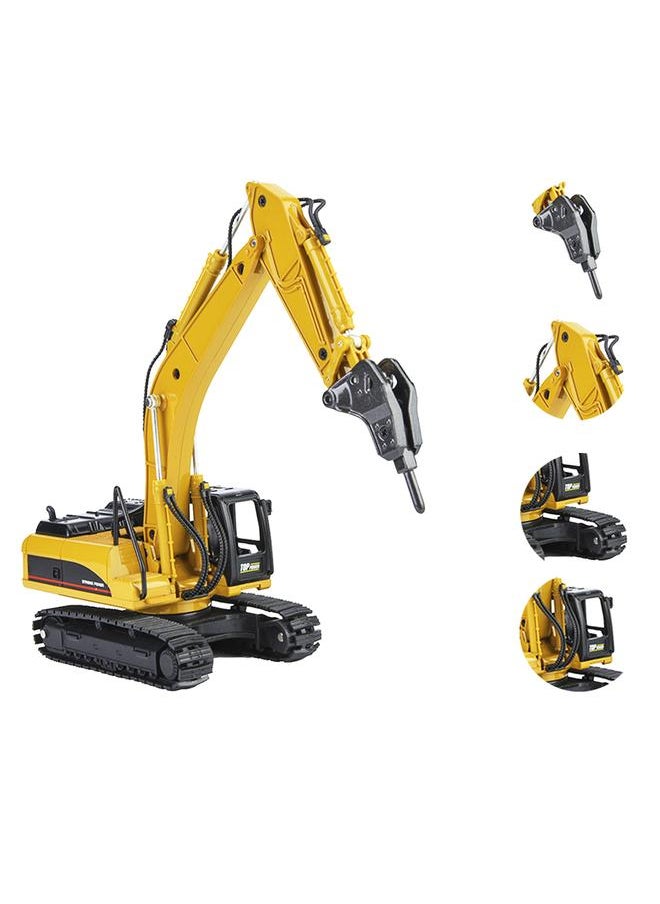 1:50 Alloy Excavator Model Engineering Construction High Simulation Car Vehicle