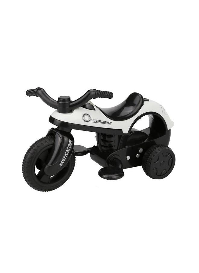 Children Mini Car Toy High Simulation Motorbike Model Kids' Gift(Black+White)