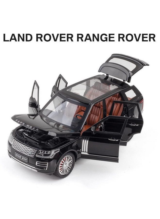 skyzone Car 1:24 Range Rover Defender Model with Box Zinc Alloy Pull Back Toy Sound for Kids Boy Girl Gift(Land 1:24)