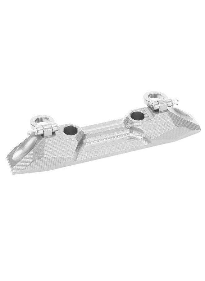 1/10 Aluminum Front Bumper for 1/10 for TRAXXAS for E REVO 2.0 Corrosion Resistance Aluminum Front Bumper with U Hook