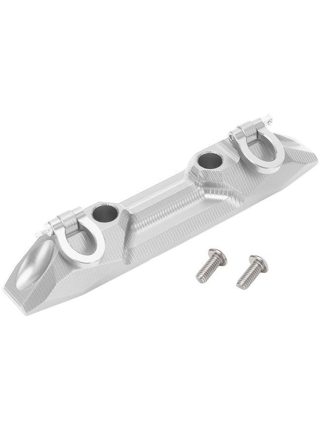 1/10 Aluminum Front Bumper for 1/10 for TRAXXAS for E REVO 2.0 Corrosion Resistance Aluminum Front Bumper with U Hook