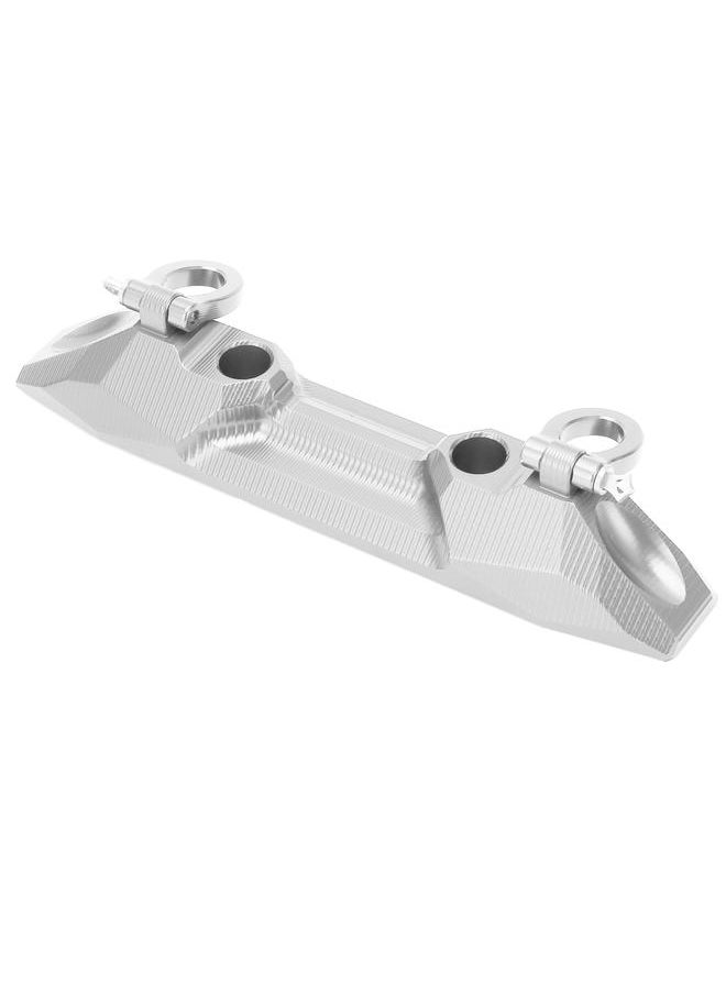 1/10 Aluminum Front Bumper for 1/10 for TRAXXAS for E REVO 2.0 Corrosion Resistance Aluminum Front Bumper with U Hook