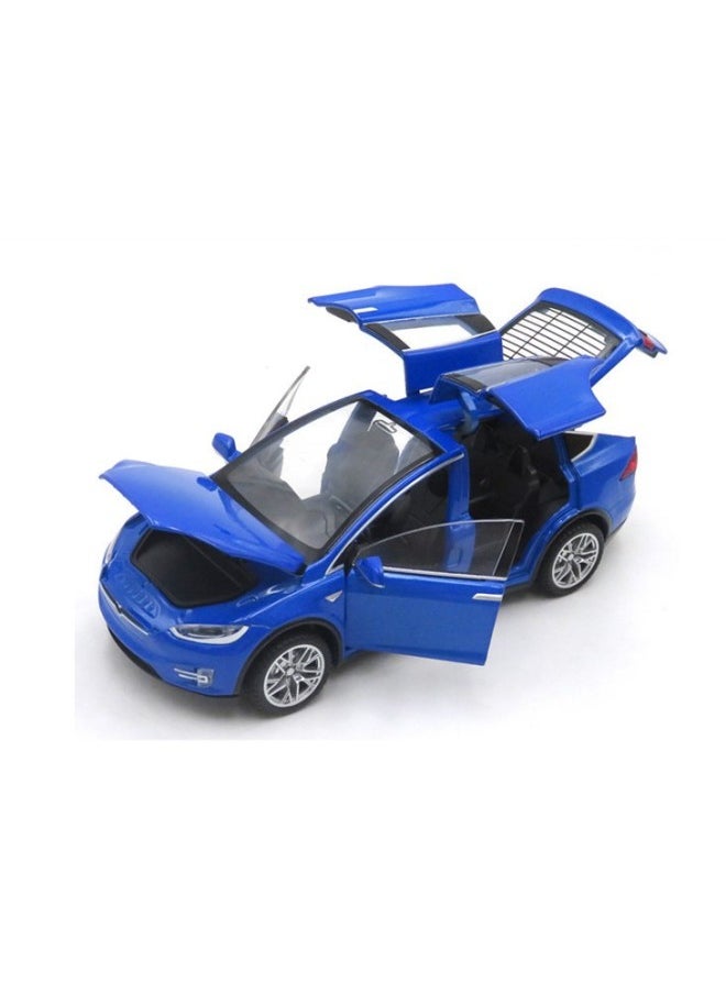 Boxed Upgraded TSLXL90 Alloy Car Model Boy Huili Trolley Kids Alloy Toy Model Car Small Gift-Color:Upgraded Blue