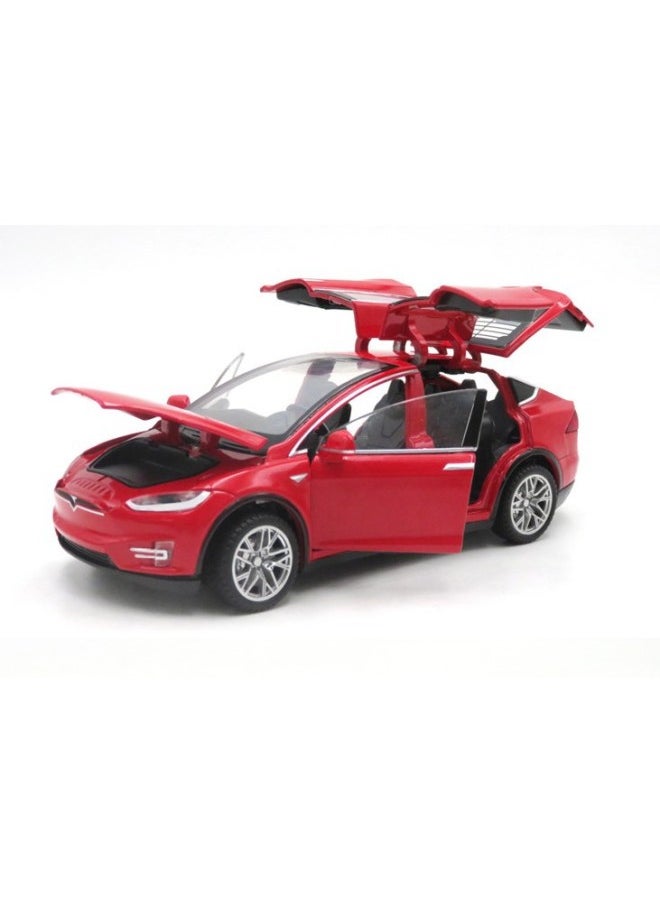 Boxed Upgraded TSLXL90 Alloy Car Model Boy Huili Trolley Kids Alloy Toy Model Car Small Gift-Color:Upgraded Blue