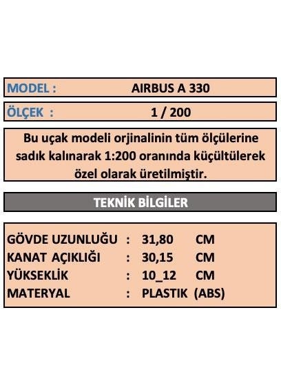 Airbus A 330 1/200 Model Airplane Desktop Exhibition Model Plane