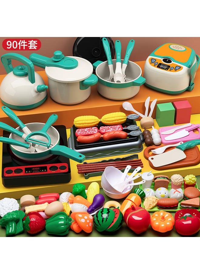 Children's Kitchen Toys Suit Girls Play House Cooking Simulation Kitchen Stove Boy Baby Small Gift 3 Options