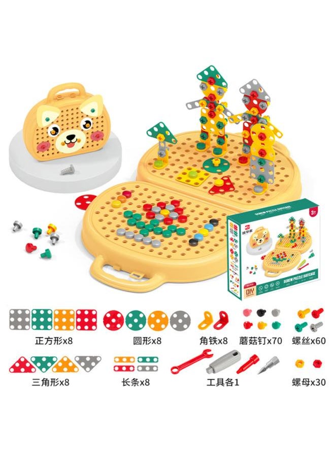 Children's Simulation Maintenance Tool Baby's Hand-to-hand Screw Disassembly And Assembly Toolbox Educational Toys