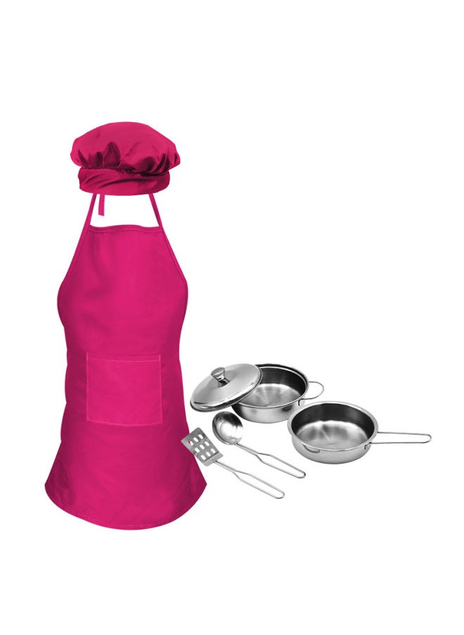 Children's Play Kitchen Toys Cooking And Cooking Toys Simulation Super Anti-fall Stainless Steel Small Kitchenware Tableware Set-Color:WQ9113-1 Blue
