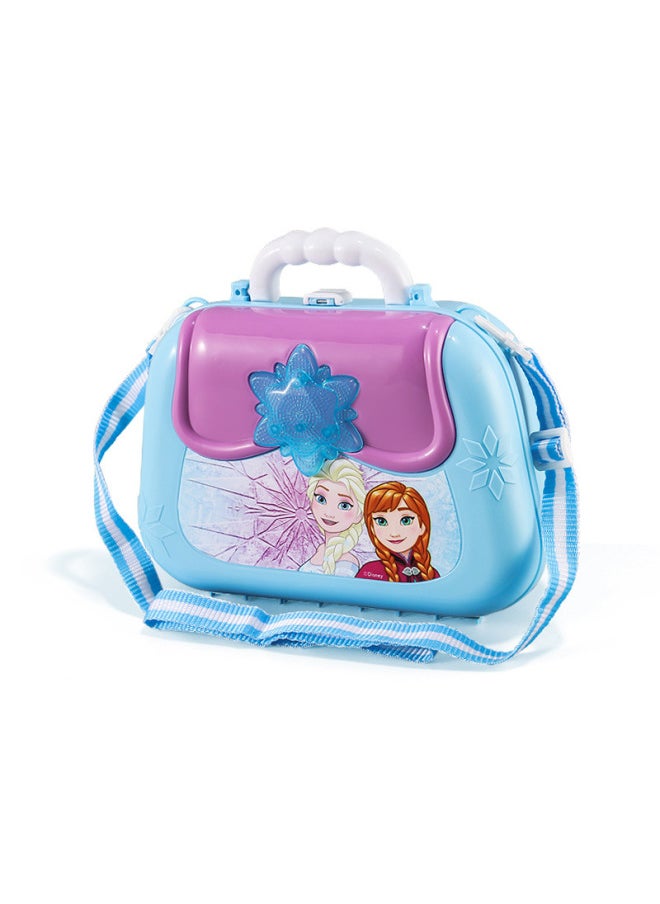Disney Frozen Kitchen Tableware Toy Backpack Young Children Play House Girl Simulation Beauty Cosmetics-Color:[Color Box] Car Story Series Tool Toys 3-in-1 Suitcase