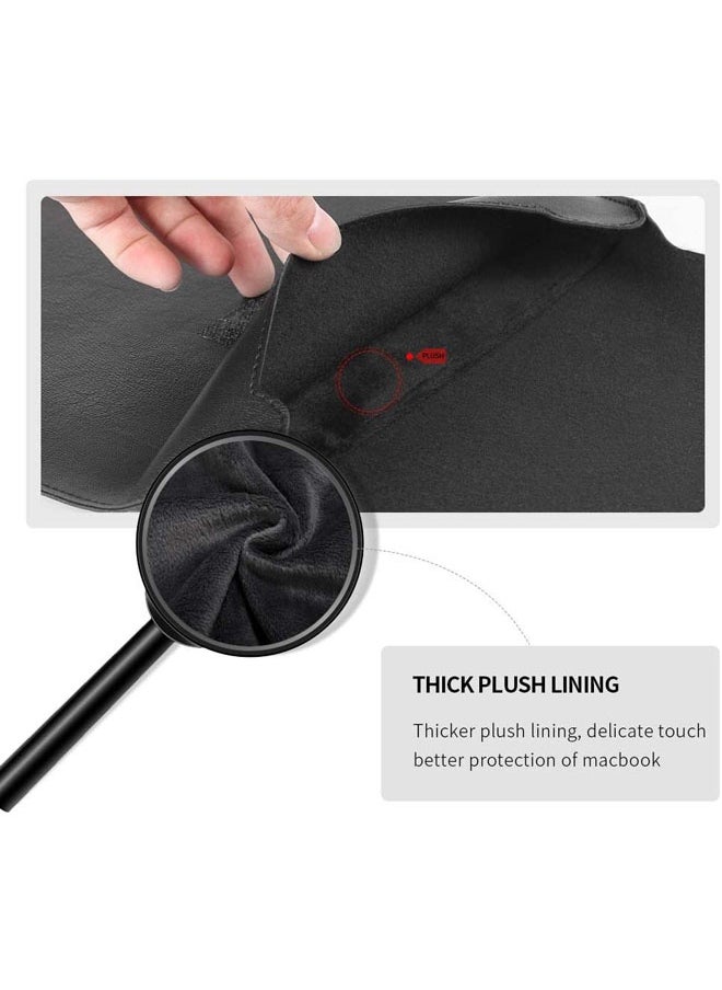 Laptop Bag /Sleeve Case (15/15.6-Inches) Compatible With 3 in 1 (Laptop Stand,Mouse Pad) MacBook Pro Notebook Black