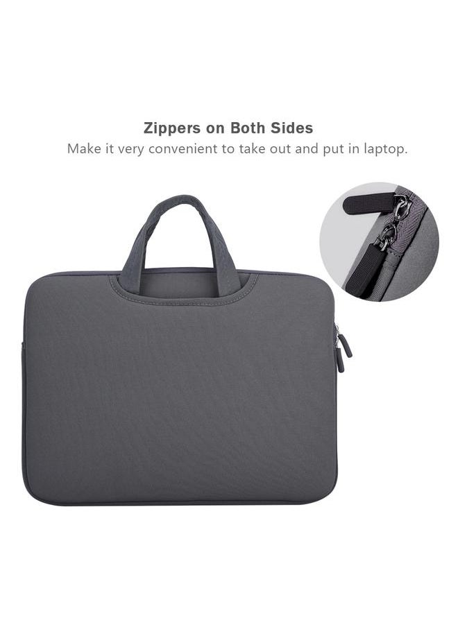 15in Notebook Case Anti collision Full Protection 3 interlayer Laptop Bag Sleeve Case   Gray