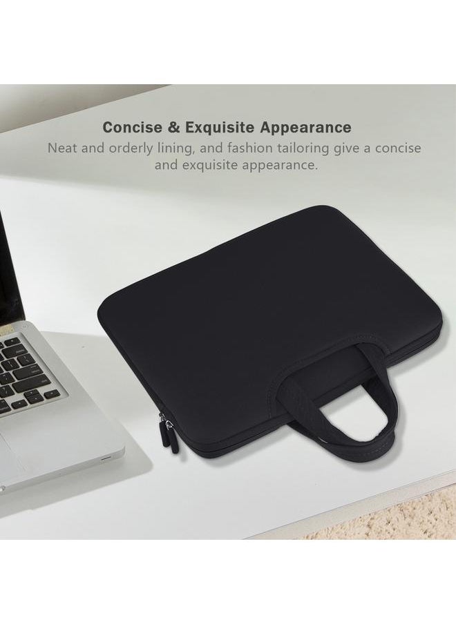 13in Notebook Case Anti collision Full Protection 3 interlayer Laptop Bag Sleeve Case   Black