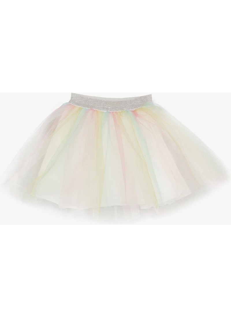 Girl Colorful Tutu Skirt 4-10 Years, Mixed Color