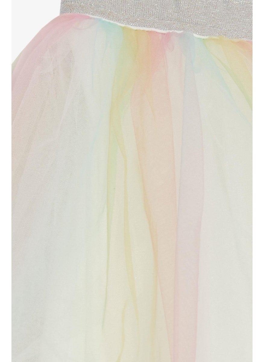 Girl Colorful Tutu Skirt 4-10 Years, Mixed Color