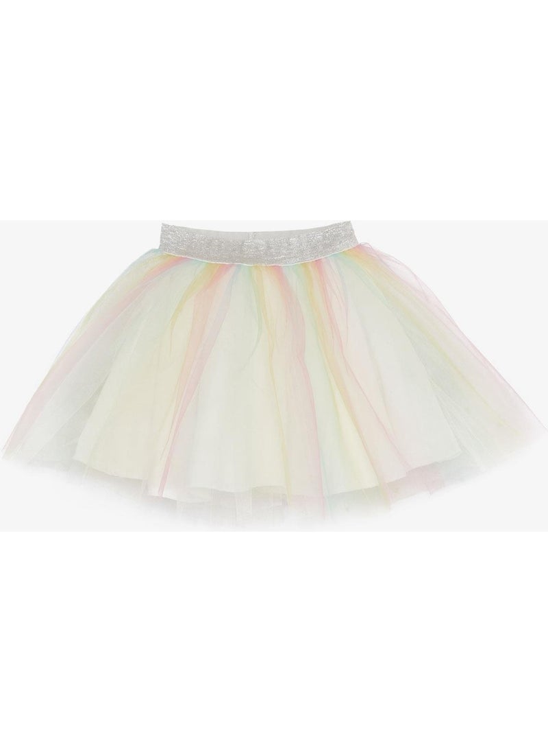 Girl Colorful Tutu Skirt 4-10 Years, Mixed Color