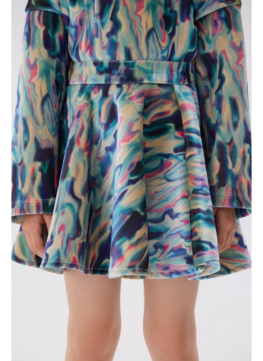 Bg Store Girl Patterned Skirt
