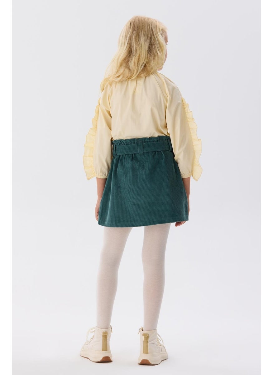 Bg Store Girl Green Skirt