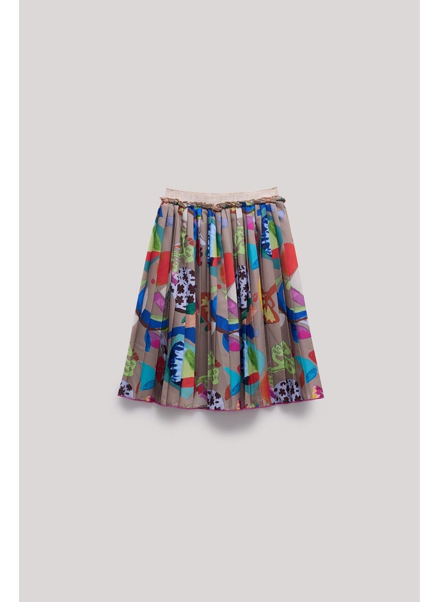 Bg Store Girl Patterned Skirt