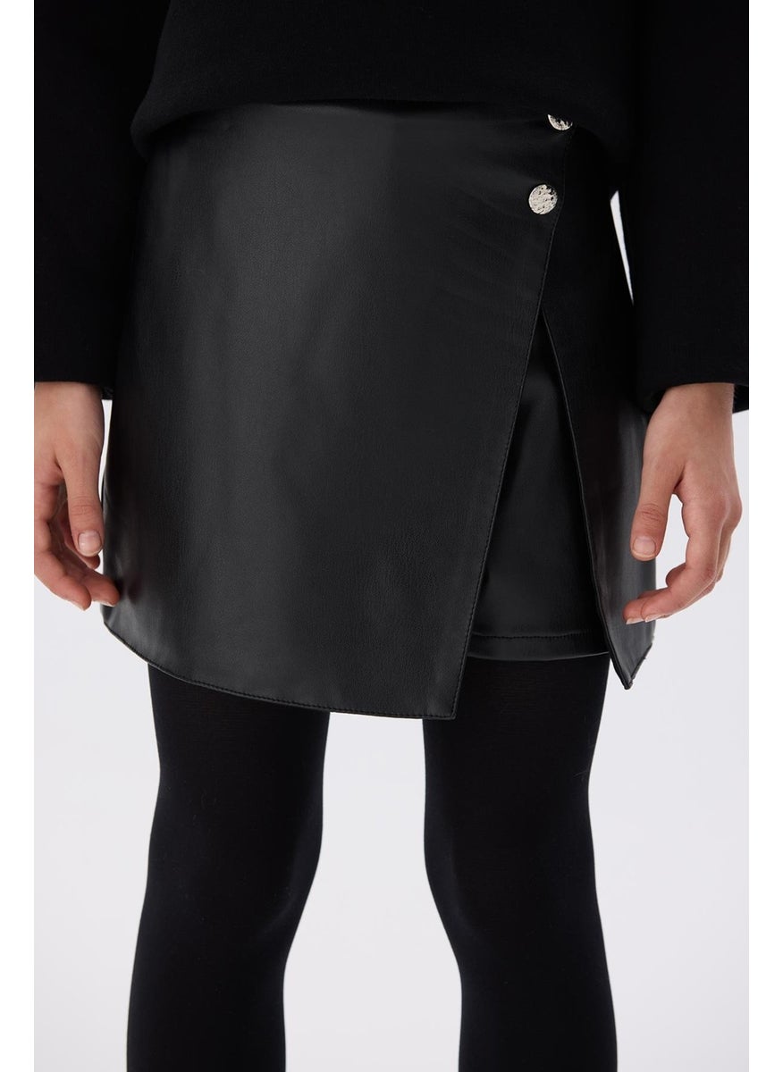 Bg Store Girl Black Shorts Skirt