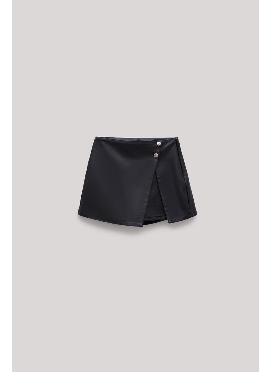 Bg Store Girl Black Shorts Skirt