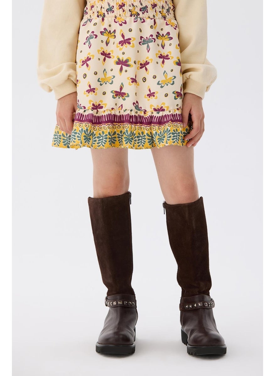 Bg Store Girl Patterned Skirt