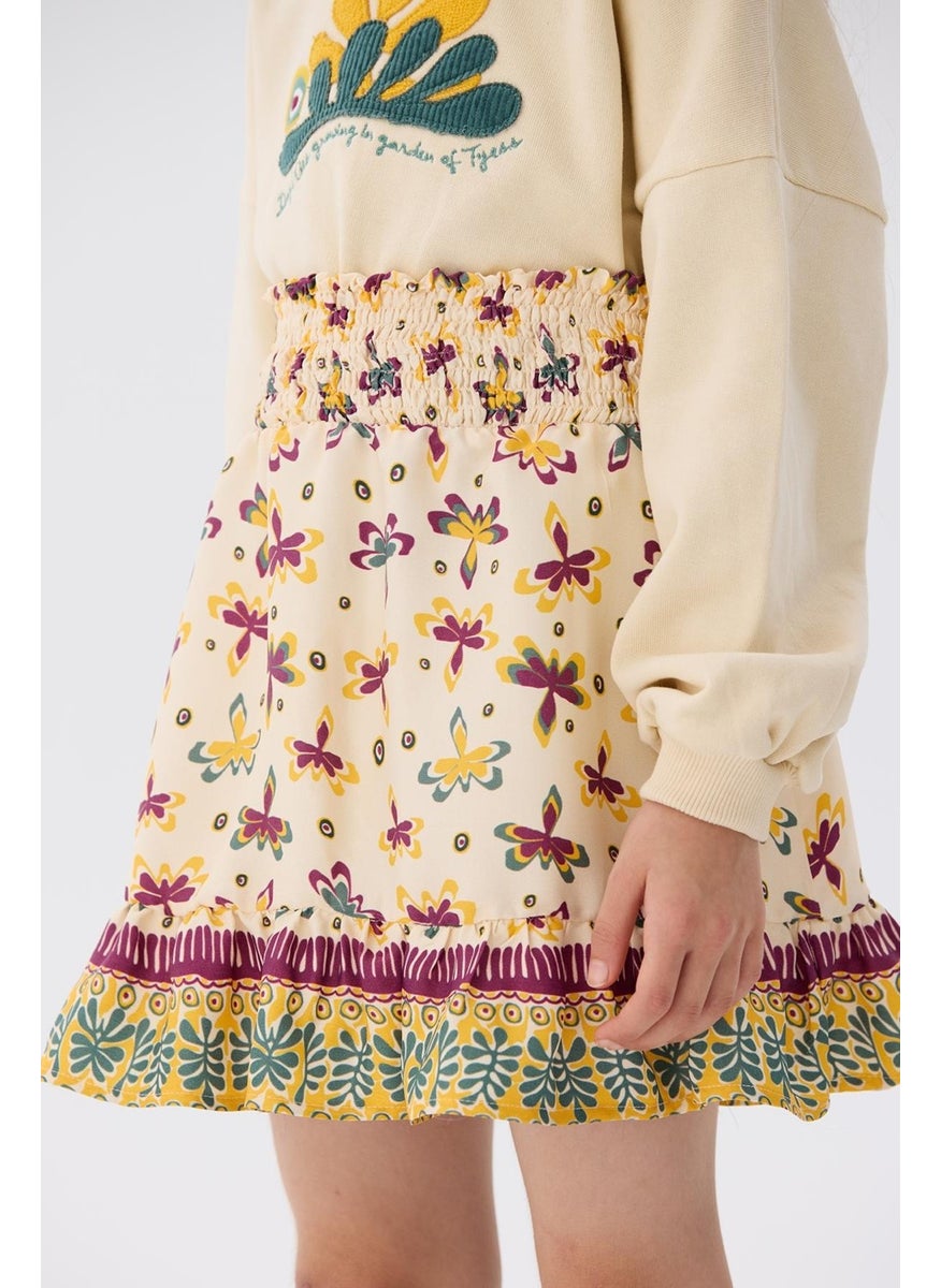 Bg Store Girl Patterned Skirt