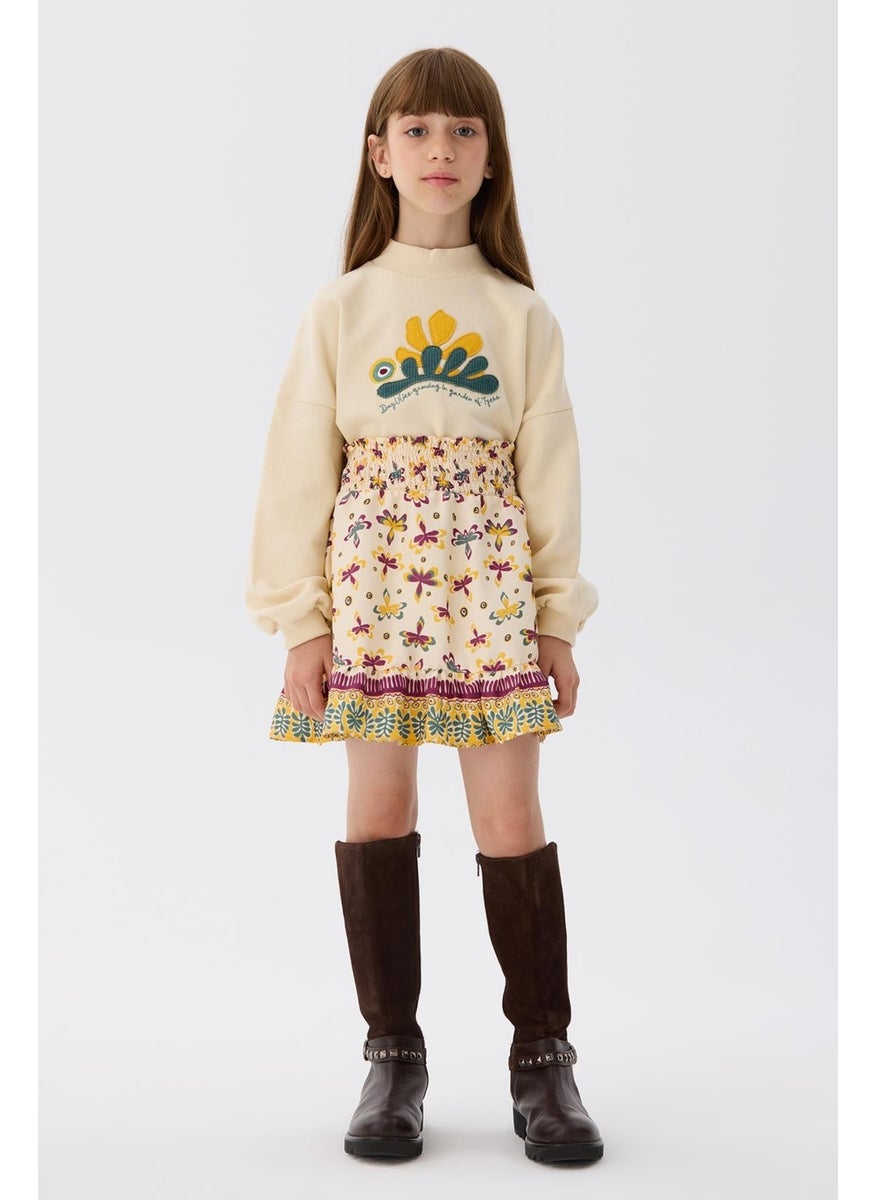 Bg Store Girl Patterned Skirt