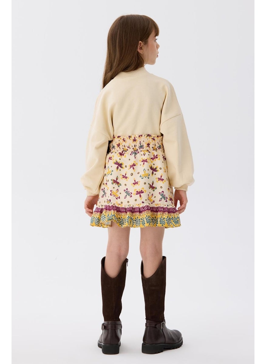Bg Store Girl Patterned Skirt
