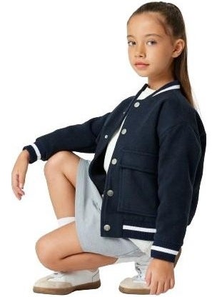 Pleated Front School Skirt