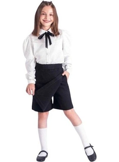 Canvas Girls Shorts Skirt