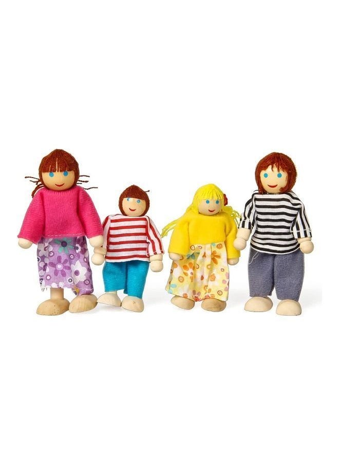 4-Piece Happy Family Doll Set
