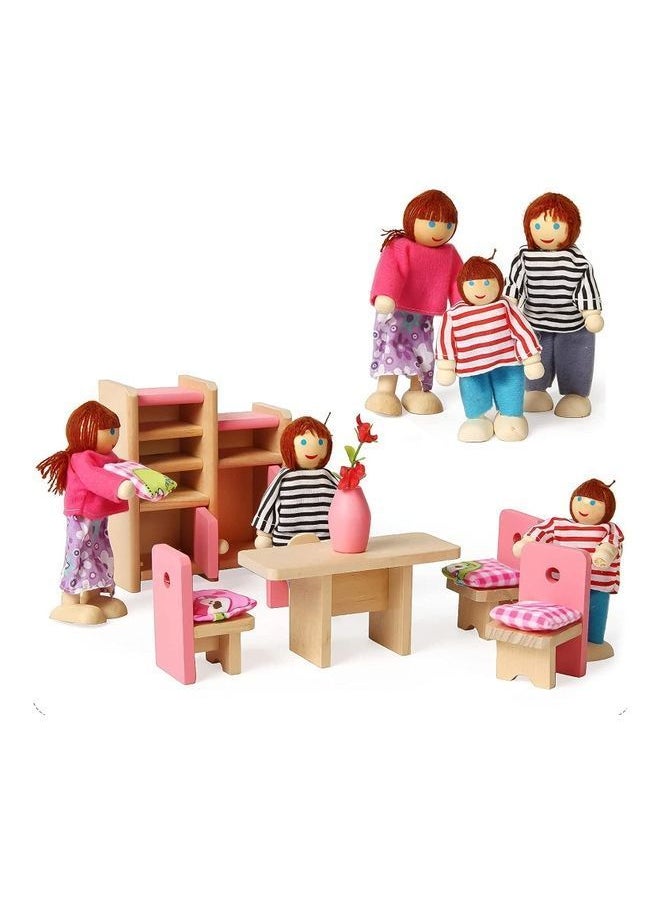4-Piece Happy Family Doll Set