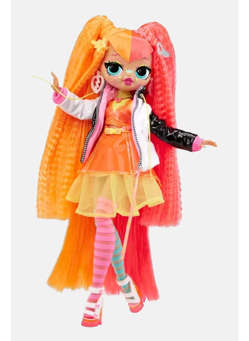 OMG Fierce Neonlicious Fashion Doll, Pink Combo